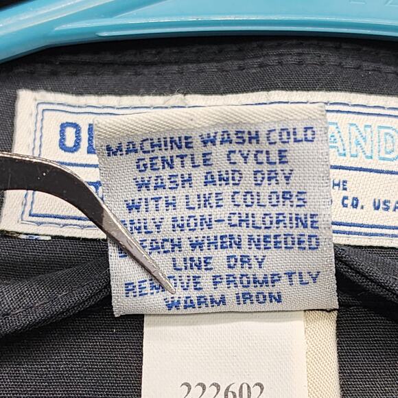 Vintage Y2K Old Navy Jacket Womens M Black Button Front Trench Long-Line Classic - Picture 8 of 13